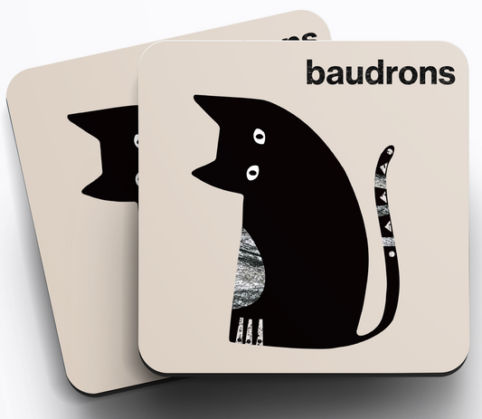 Baudrons (Cat) Coaster