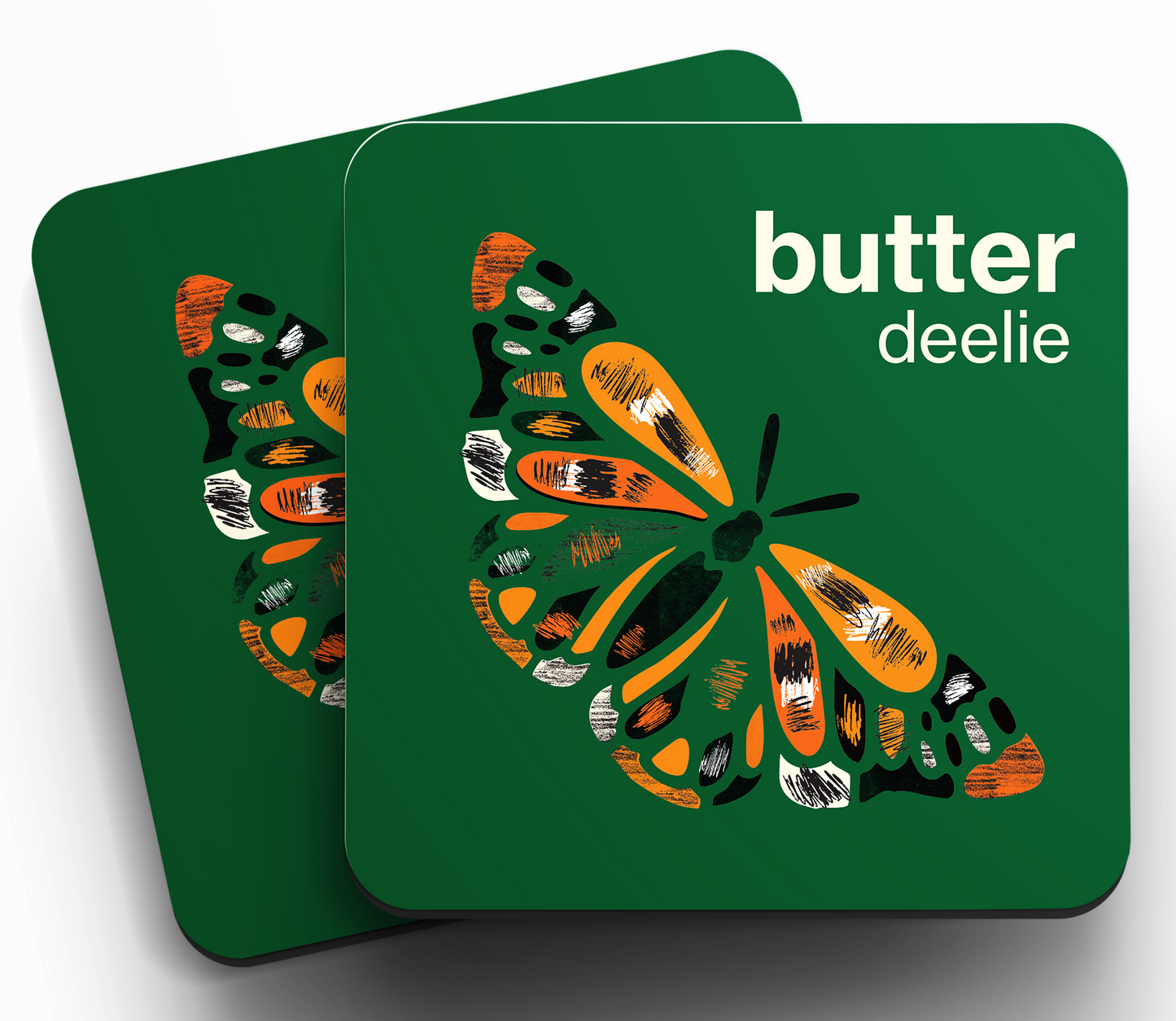 Butter Deelie (Butterfly) Coaster
