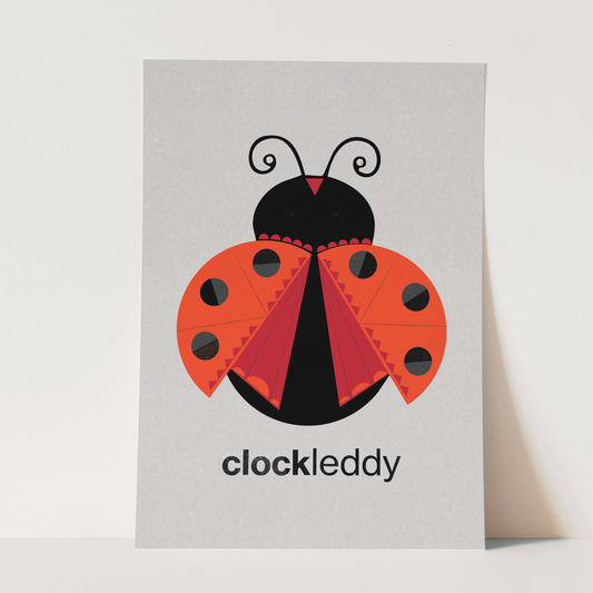 Clockleddy (Ladybird) Art Print
