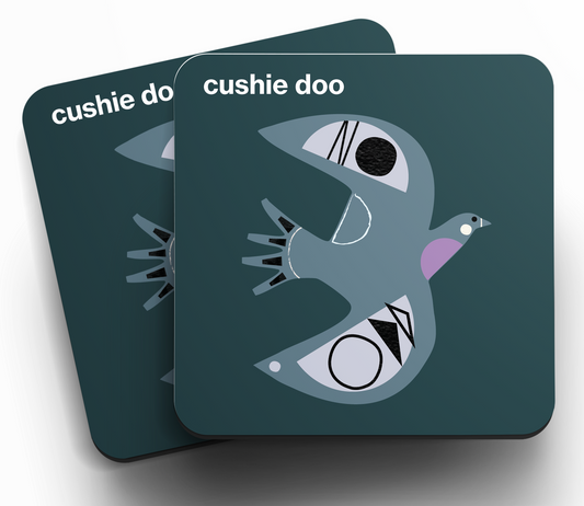 Cushie Doo (Woodpigeon) Coaster