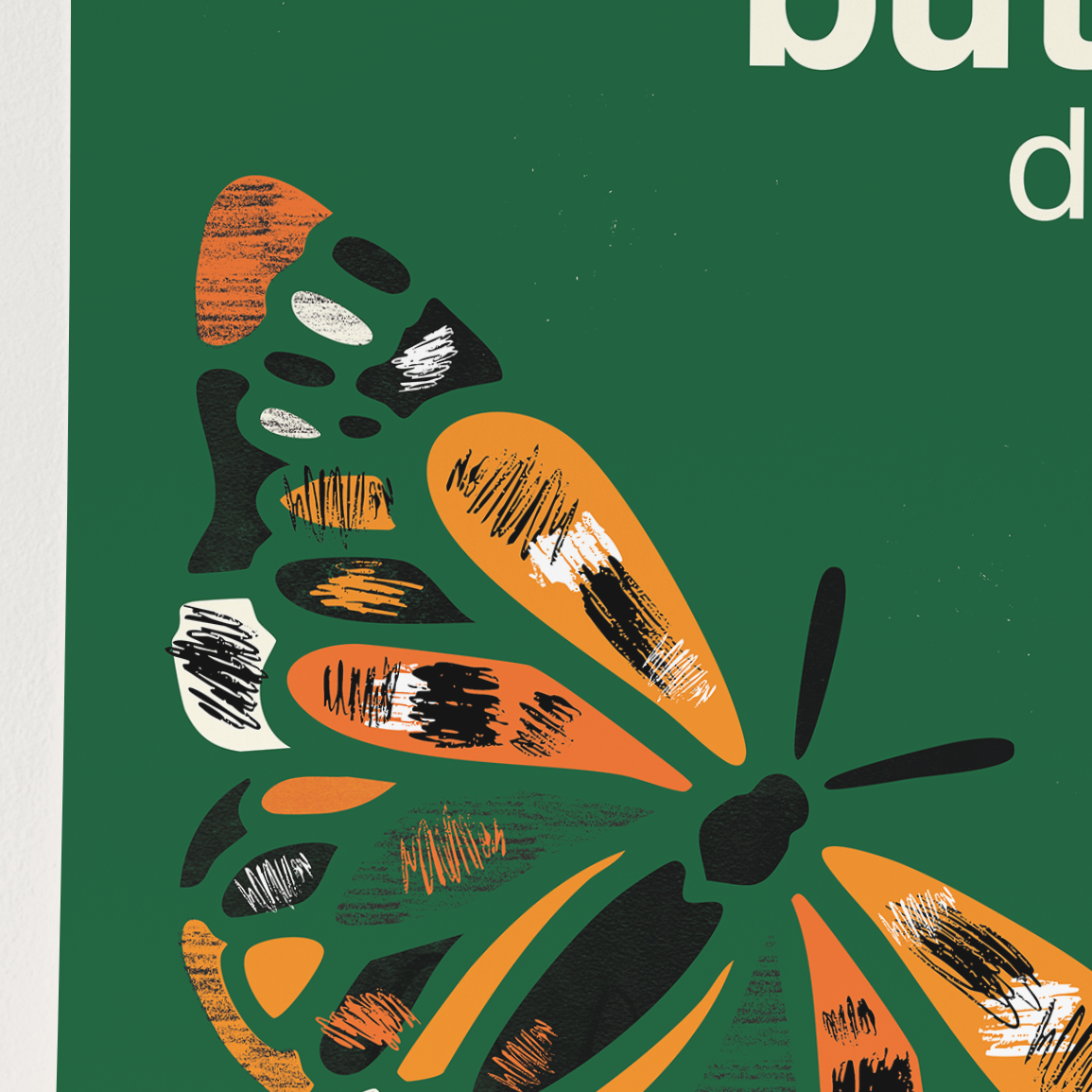 Butter Deelie (Butterfly) Art Print