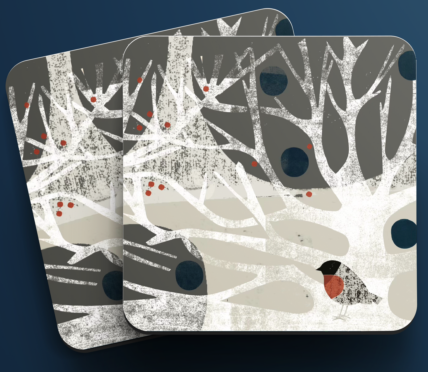 Winter Hawthorn Coaster