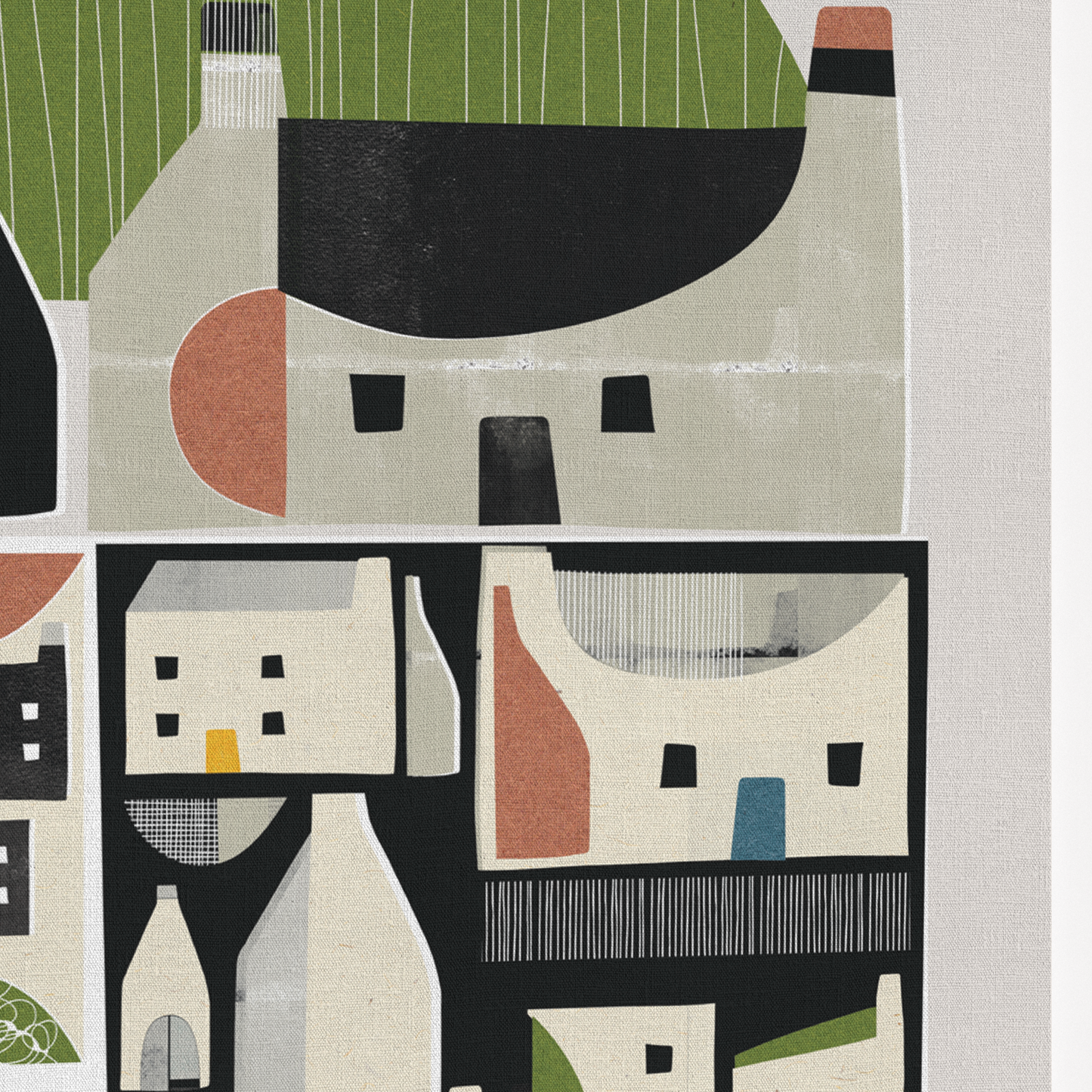 Wee Houses Limited Edition Canvas (70cm x 50cm)