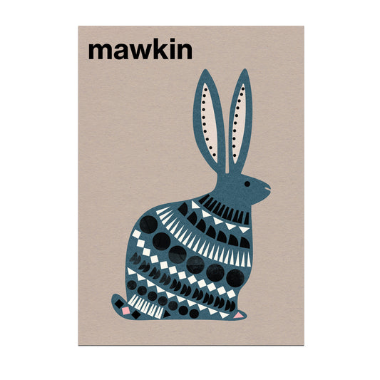 Mawkin (Hare) Card