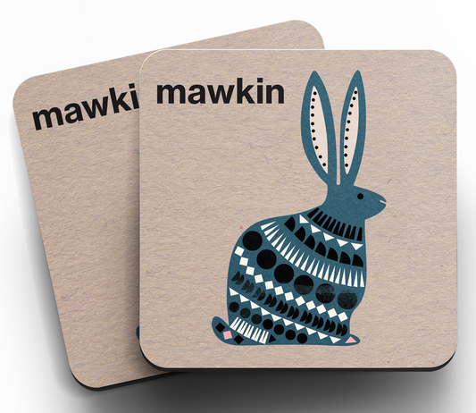 Mawkin (Hare) Coaster