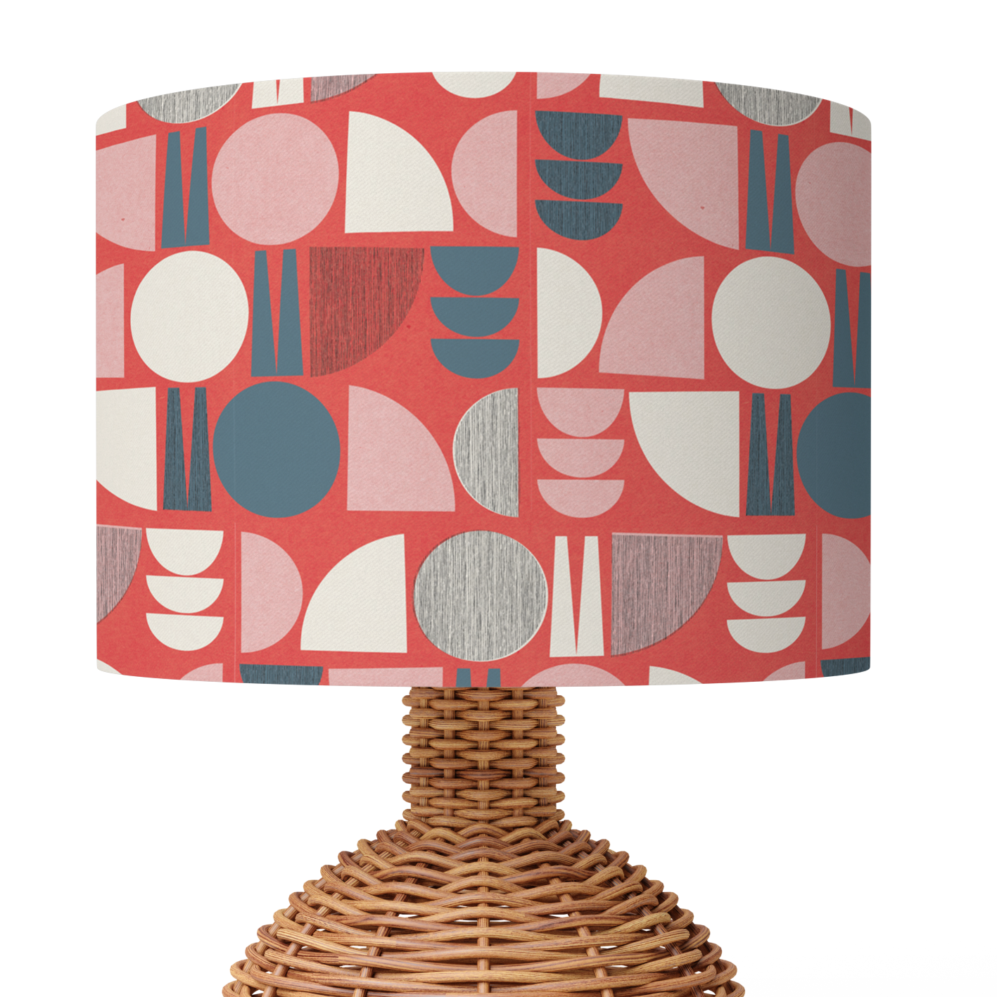 Shape Lampshade - Red (Ceiling/Pendant or Table)