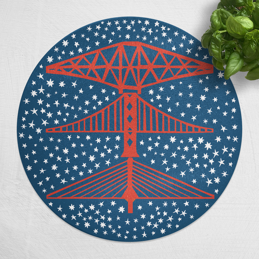 Starry Forth Bridges Glass Pot Stand