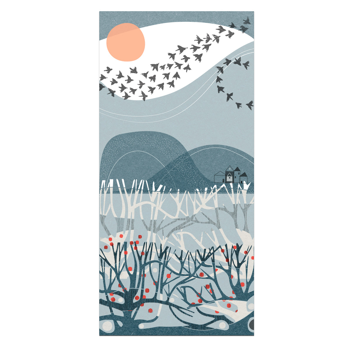 Winter's Day Tall Card