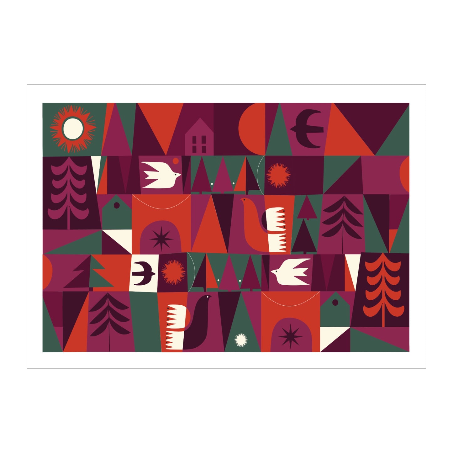 Winter Birds Art Print