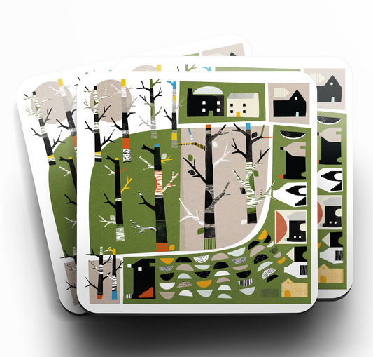 Woodland Village Coaster