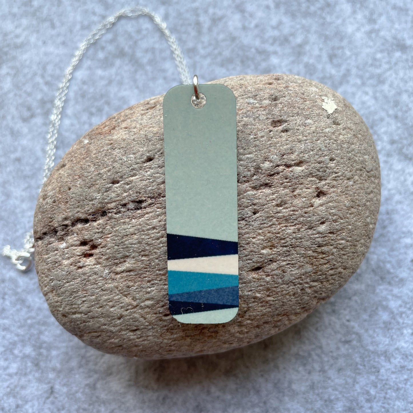 Long Strata Necklace (Sea Foam)