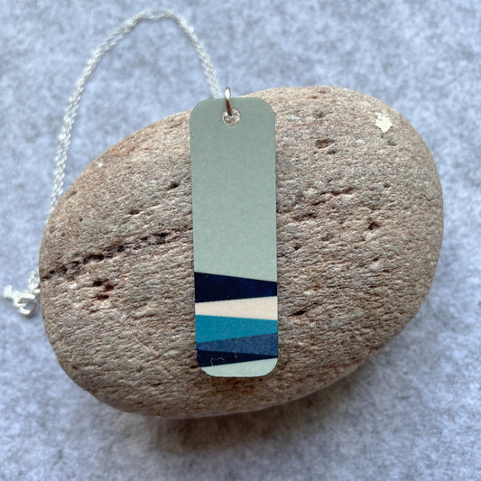Long Strata Necklace (Sea Foam)