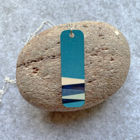 Long Strata Necklace (Teal)