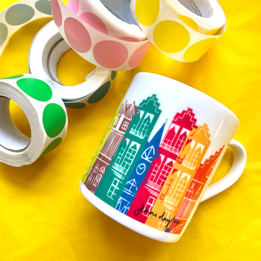 Edinburgh Cityscape Bone China Mug