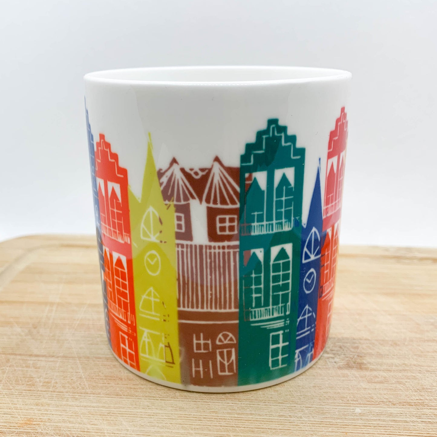 Edinburgh Cityscape Bone China Mug