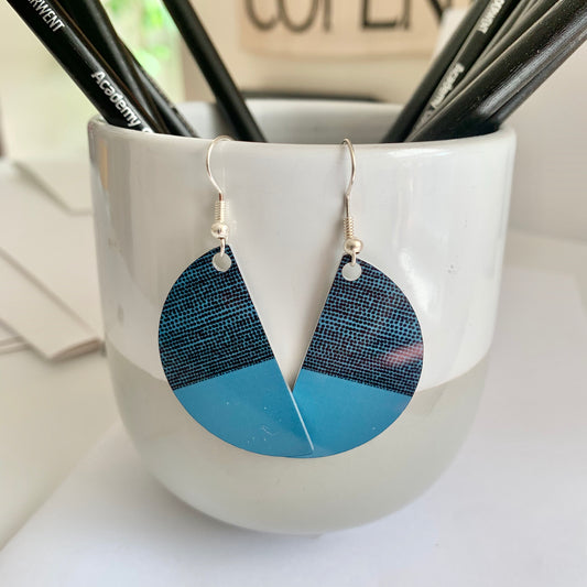 Balance Arc Earrings - Teal