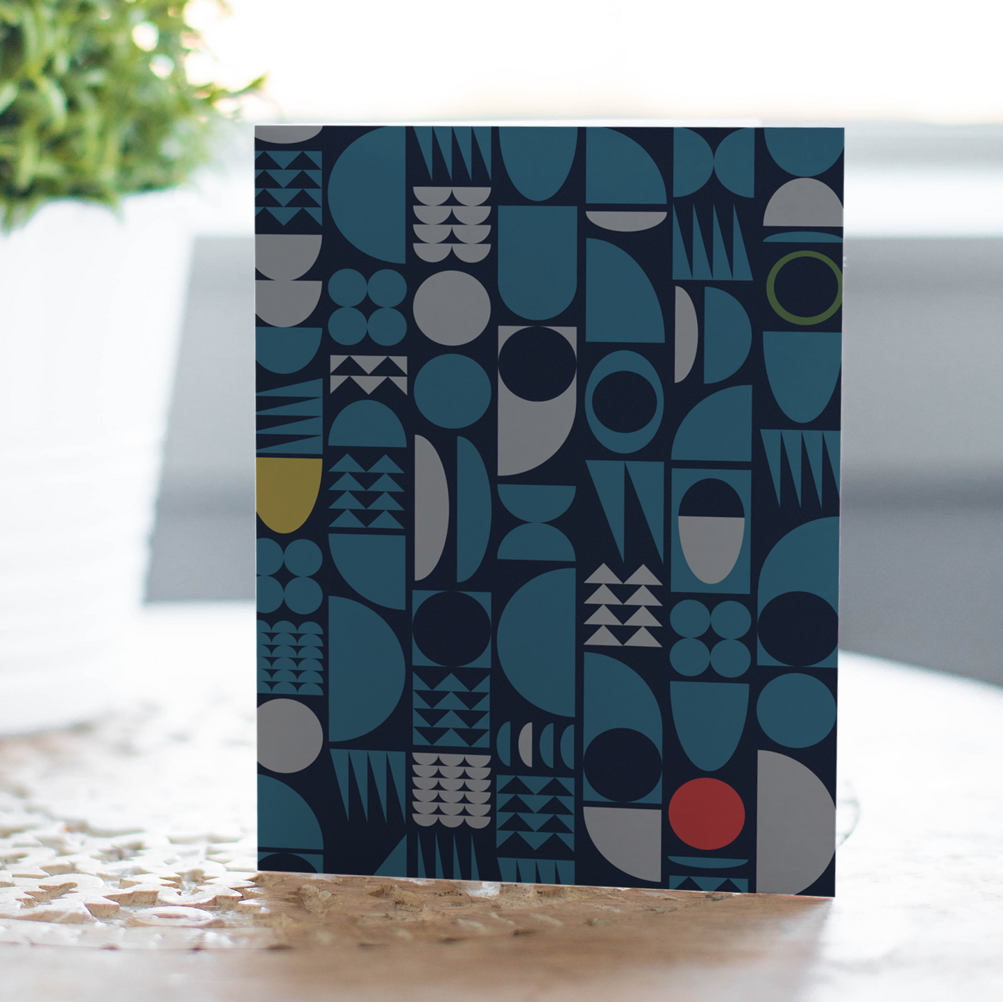 Midcentury Shapes Card No.2