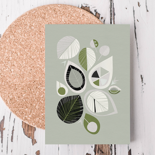 Greenery Art Card