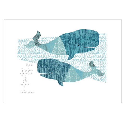 Whale Song Language Print